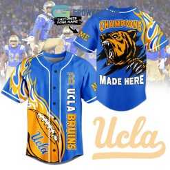 NCAA UCLA Bruins Custom Name Champions Made Here Baseball Jersey