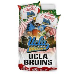 NCAA UCLA Bruins Merry Christmas Bedding Set