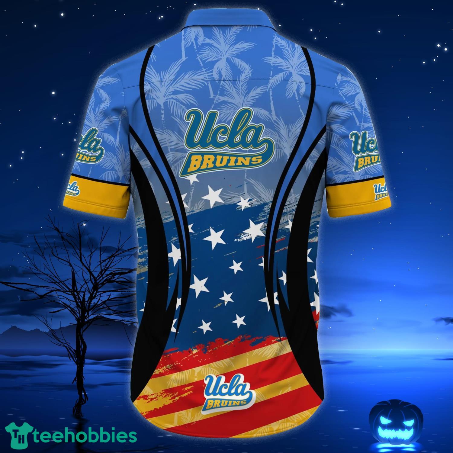 NCAA UCLA Bruins Star Pattern Hawaiian Shirt - Image 3