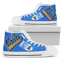 NCAA UCLA Bruins Straight Outta High Top Shoes