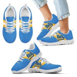 NCAA UCLA Bruins Three Colors Vertical Running Shoes