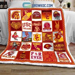 Alternative view of NCAA USC Trojans Collection Fleece Blanket