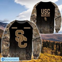 NCAA USC Trojans Custom Name Hunting Camo Style Sweatshirt