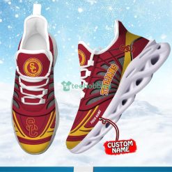 NCAA USC Trojans Custom Name Special Design Max Soul Shoes