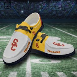 Alternative view of NCAA USC Trojans Grey Gold Hey Dude Shoes