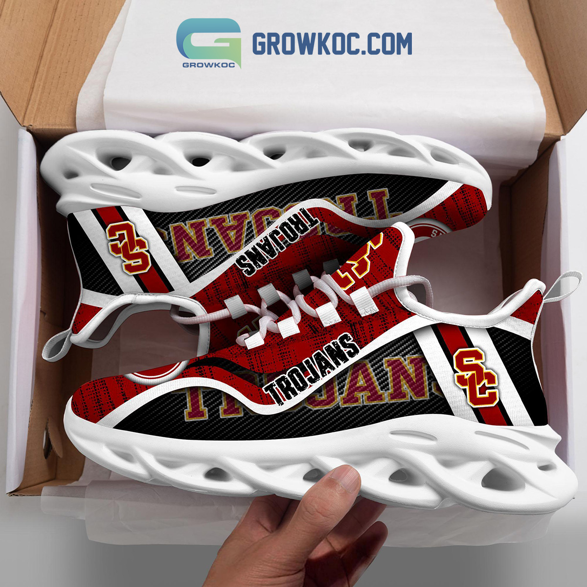 NCAA USC Trojans New Style Max Soul Shoes