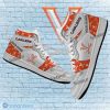 NCAA Virginia Cavaliers Custom Name Logo Air Jordan 1 High Sneakers