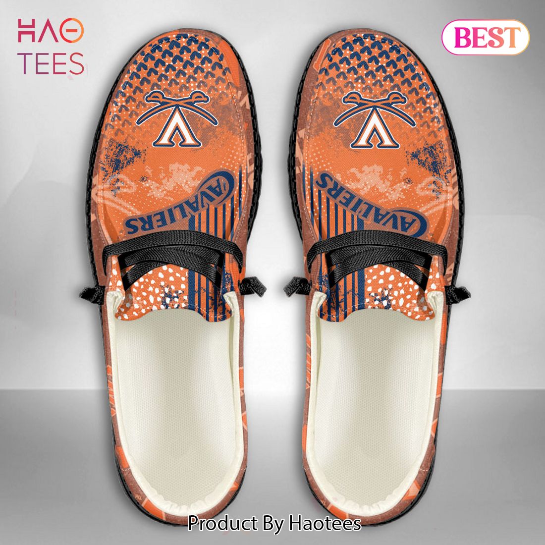 NCAA Virginia Cavaliers Custom Name Logo Hey Dude Shoes - Image 3