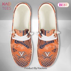 Alternative view of NCAA Virginia Cavaliers Custom Name Logo Hey Dude Shoes