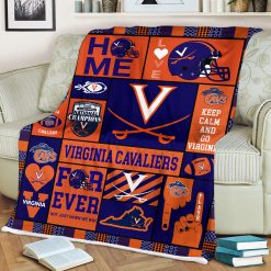 NCAA Virginia Cavaliers For Ever Fleece Blanket