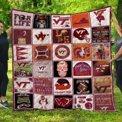 NCAA Virginia Tech Hokies Collection Quilt Blanket