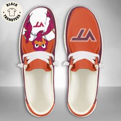 Alternative view of NCAA Virginia Tech Hokies Custom Name Mascot Hey Dude Shoes