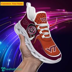 NCAA Virginia Tech Hokies Custom Name Special Style Max Soul Shoes
