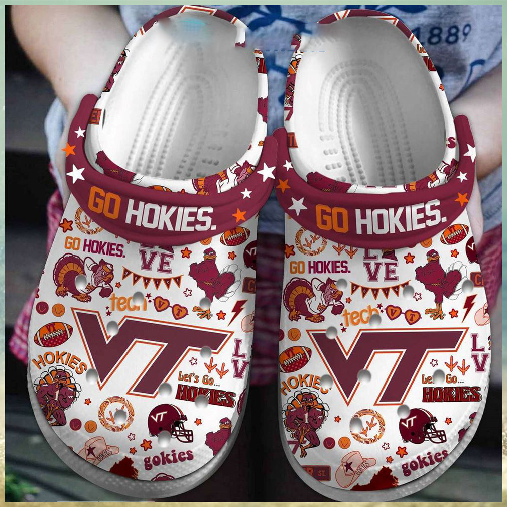 NCAA Virginia Tech Hokies Go Hokies Crocs