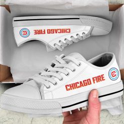 MLS Chicago Fire Low Top Shoes