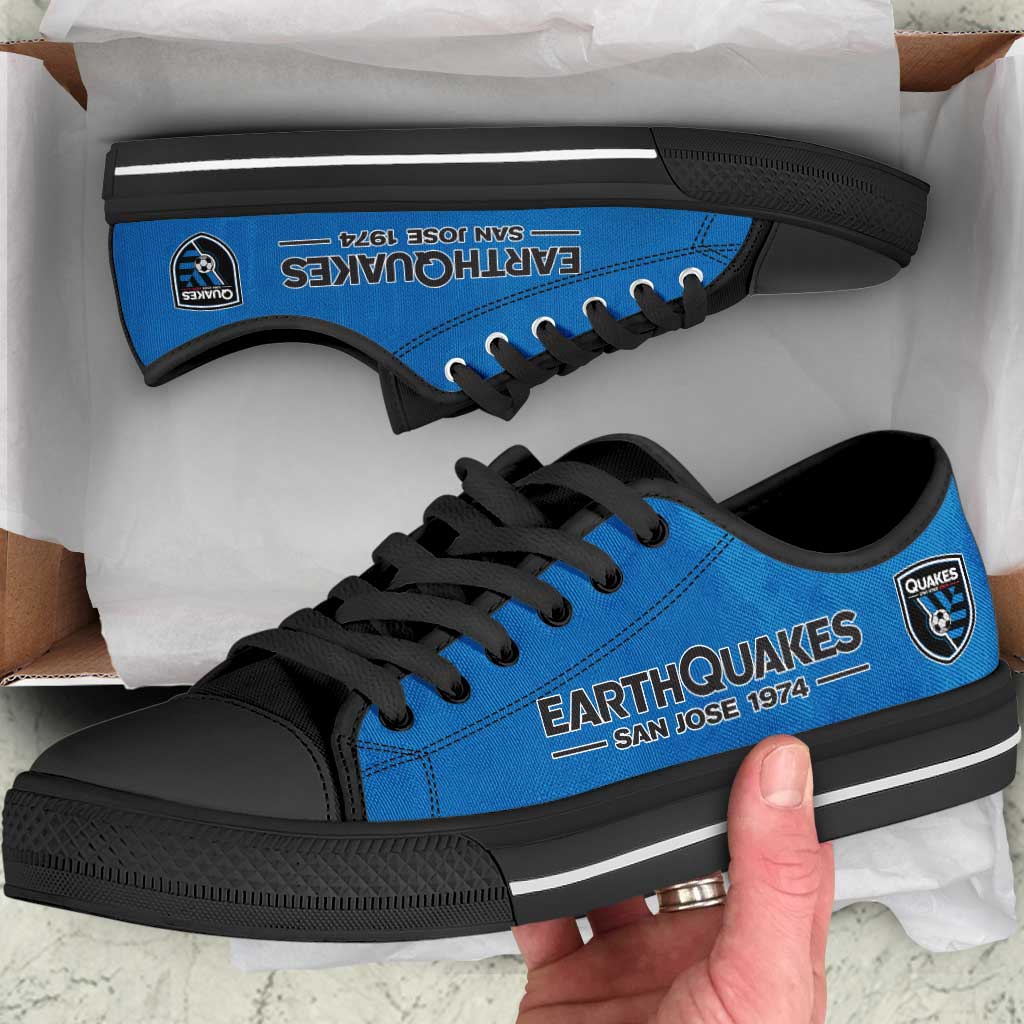 MLS San Jose Earthquakes Low Top Shoes - Image 3