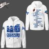 NCAA Air Force Falcons 2023 Armed Forces Bowl White Zip Up Hoodie