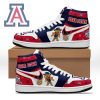 NCAA Arizona Wildcats Mascot Air Jordan 1 High Sneakers