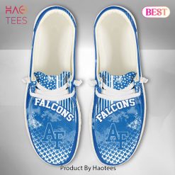 Alternative view of NCAA Air Force Falcons Custom Name Blue Hey Dude Shoes
