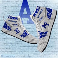 NCAA Air Force Falcons Custom Name Logo Air Jordan 1 High Sneakers