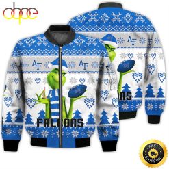 NCAA Air Force Falcons Grinch Cute Bomber Jacket