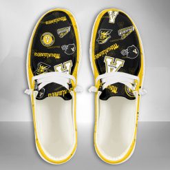 NCAA Appalachian State Mountaineers Custom Name Black Yellow Hey Dude Shoes