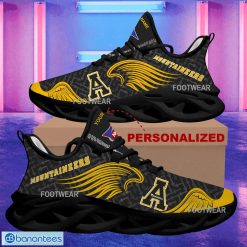 Alternative view of NCAA Appalachian State Mountaineers Custom Name New Wings Arrow Pattern Max Soul Shoes