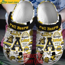 NCAA Appalachian State Mountaineers White Crocs
