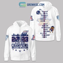 NCAA Arizona Wildcats 2023 Alomo Bowl Champions Zip Up Hoodie