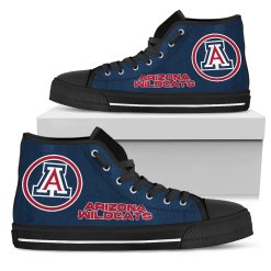 Alternative view of NCAA Arizona Wildcats Circle Logo High Top Shoes