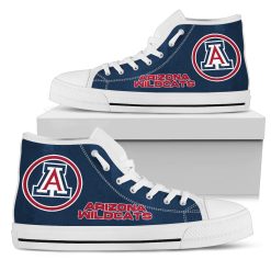 NCAA Arizona Wildcats Circle Logo High Top Shoes