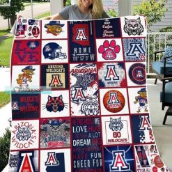 Alternative view of NCAA Arizona Wildcats Collection Fleece Blanket