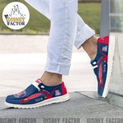 NCAA Arizona Wildcats Custom Name Blue Hey Dude Shoes - Image 4
