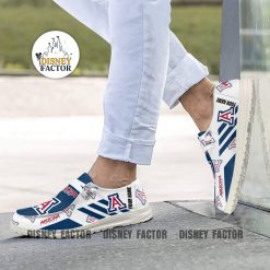 Alternative view of NCAA Arizona Wildcats Custom Name Blue White Hey Dude Shoes