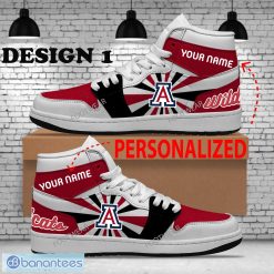 NCAA Arizona Wildcats Custom Name Special Style Air Jordan 1 High Sneakers