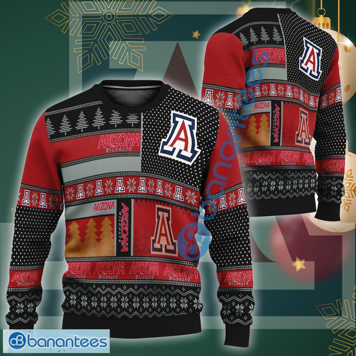 NCAA Arizona Wildcats Logo Ugly Christmas Sweater