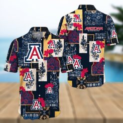 NCAA Arizona Wildcats Map US Pattern Hawaiian Shirt