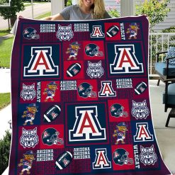 Alternative view of NCAA Arizona Wildcats Mascot Fleece Blanket