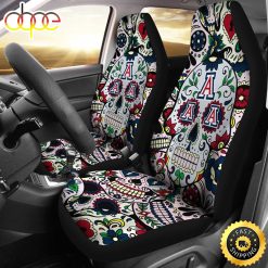 NCAA Arizona Wildcats Party Skull Car Seat Covers
