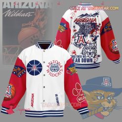 NCAA Arizona Wildcats Together We Fear Down Baseball Jacket