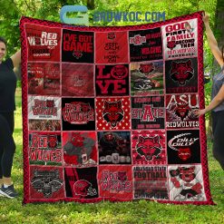 NCAA Arkansas State Red Wolves Collection Quilt Blanket