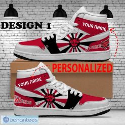 NCAA Arkansas State Red Wolves Custom Name New Design Air Jordan 1 High Sneakers