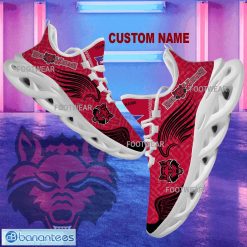 NCAA Arkansas State Red Wolves Custom Name New Wings Arrow Pattern Max Soul Shoes