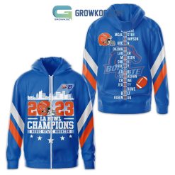 NCAA Boise State Broncos 2023 LA Bowl Champions Zip Up Hoodie
