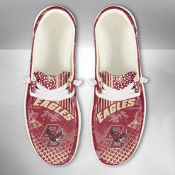 Alternative view of NCAA Boston College Eagles Custom Name Logo Hey Dude Shoes