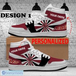 NCAA Boston College Eagles Custom Name New Design Air Jordan 1 High Sneakers