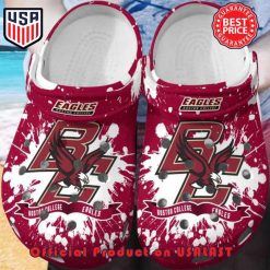 NCAA Boston College Eagles Red White Crocs