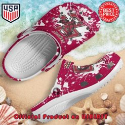 Alternative view of NCAA Boston College Eagles Red White Crocs