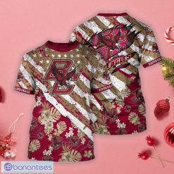 NCAA Boston College Eagles Tropical Flower T-Shirt