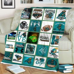 NCAA Coastal Carolina Chanticleers Collection Fleece Blanket